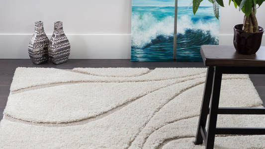 cream-colored area rugs