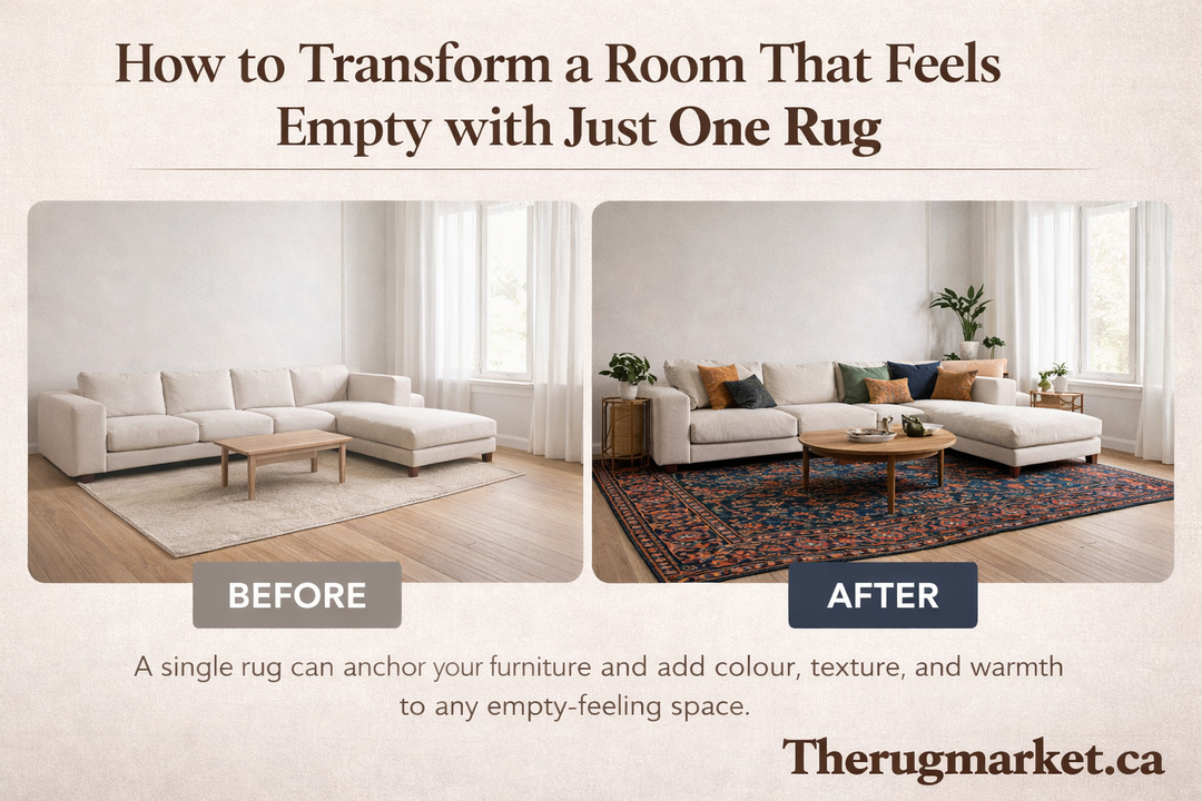 How to Transform a Room That Feels Empty with Just One Rug