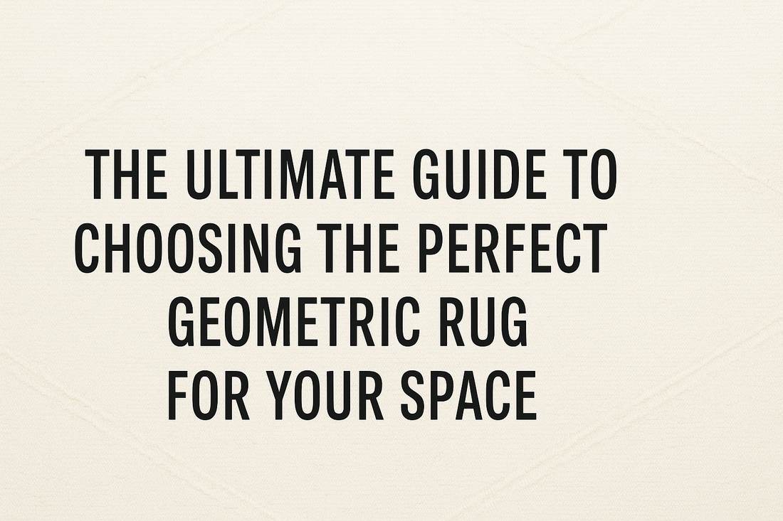 The Ultimate Guide to Choosing the Perfect Geometric Rug for Your Space