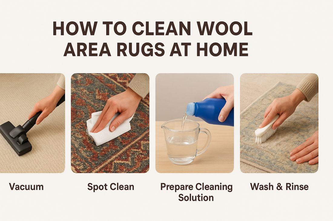 The Ultimate Guide to Cleaning Wool Area Rugs: From Daily Care to Tough Stains