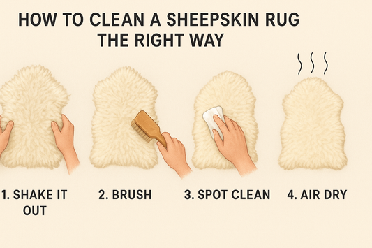 How to Clean a Sheepskin Rug the Right Way