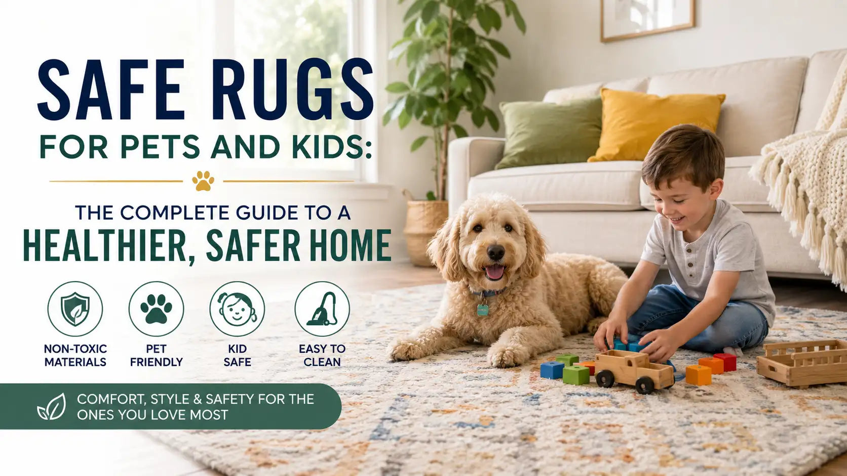 Safe Rugs for Pets and Kids: The Complete Guide to a Healthier, Safer Home
