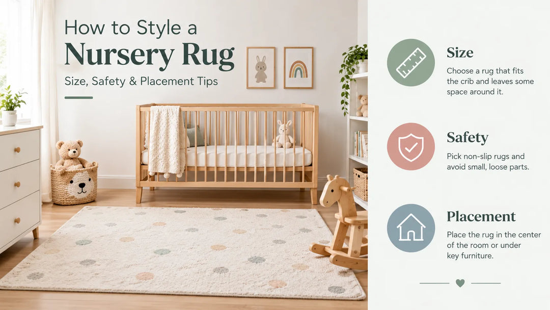 How Do You Style a Rug in a Kids' Nursery?