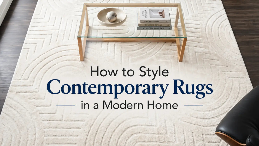 How to Style Contemporary Rugs in a Modern Home