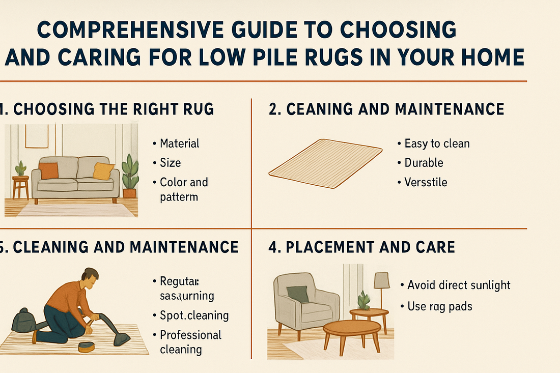 Comprehensive Guide to Choosing and Caring for Low Pile Rugs in Your Home