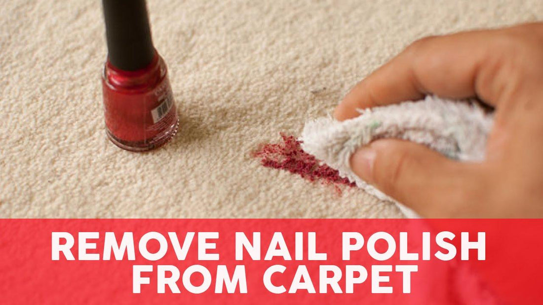 How to get nail polish out of a rug?
