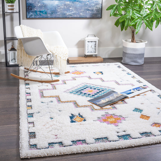 Super Soft Royal Multicolour Shaggy Rug