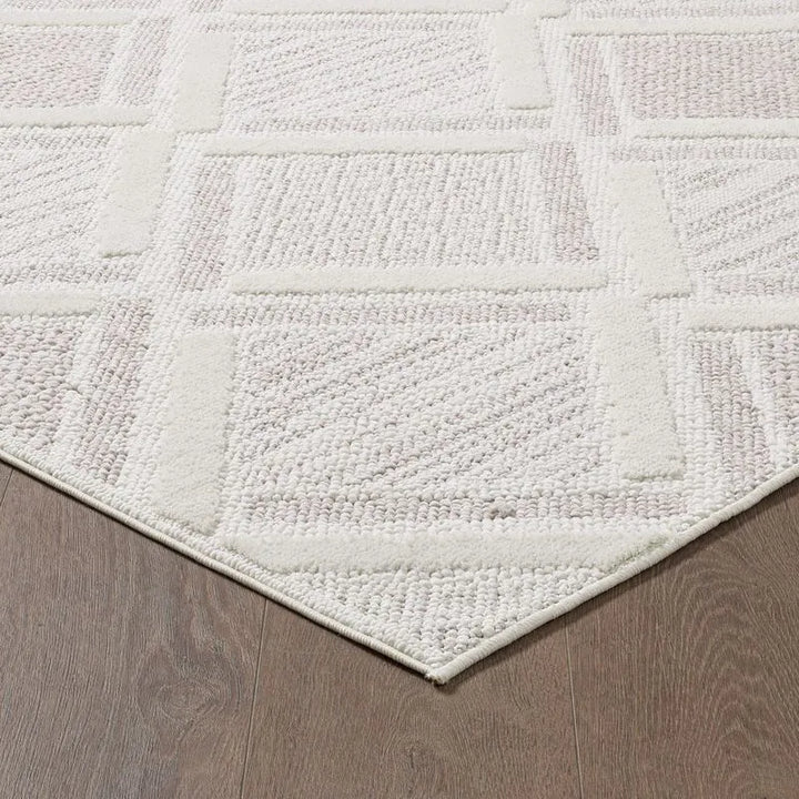 Venetian Moroccan Beige Area Rug