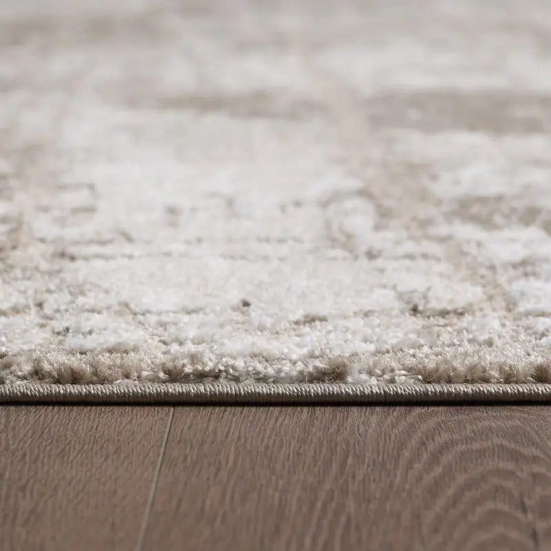 Beige Cream Modern Rustic Abstract Rug
