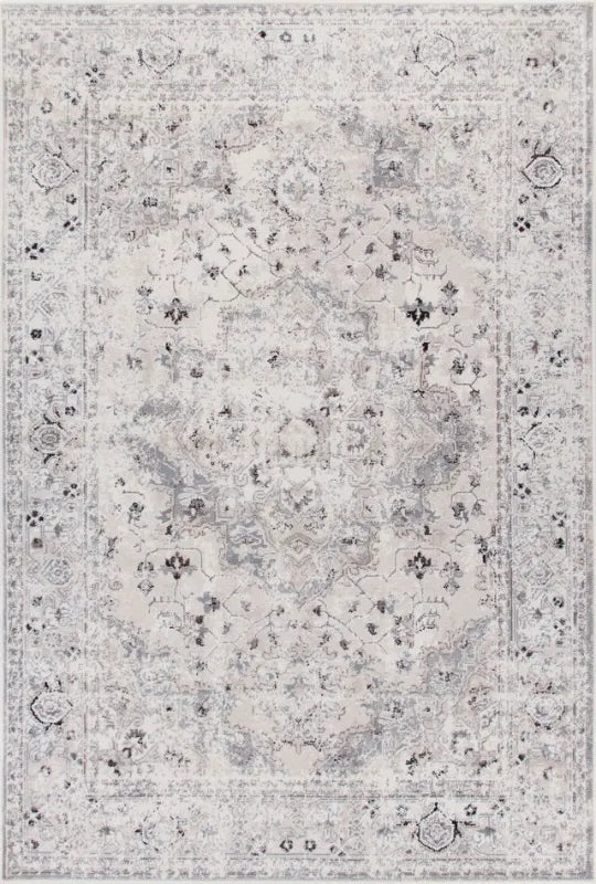 Beige Grey Bohemian Contemporary Rug