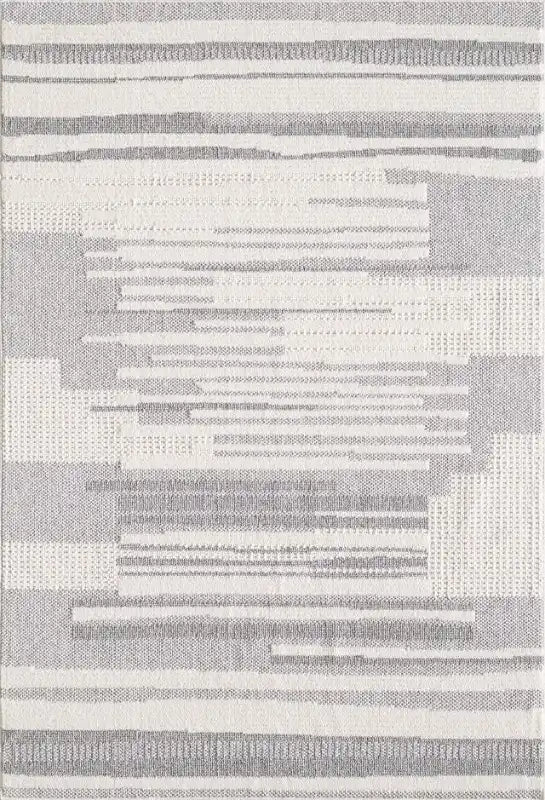 Venetian Checkered Grey Area Rug
