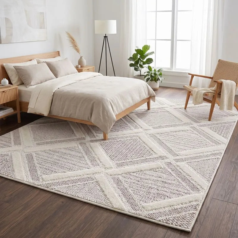 Venetian Moroccan Beige Area Rug