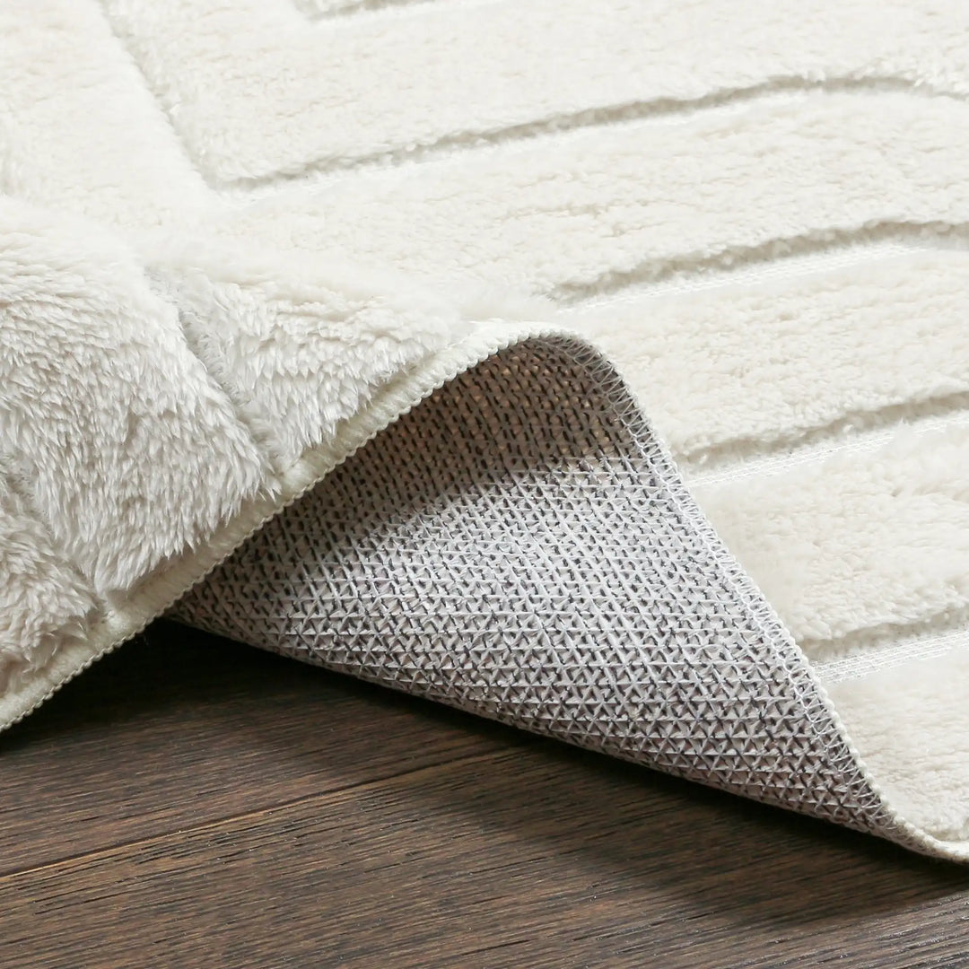 Velvet Circles Washable Rug