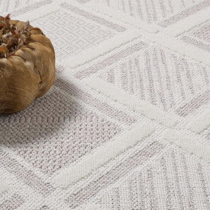Venetian Moroccan Beige Area Rug